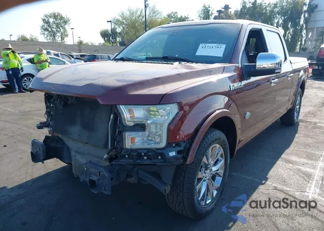 2015 Ford F-150 King Ranch из США, поврежденный, VIN 1FTEW1CFXFFA34348